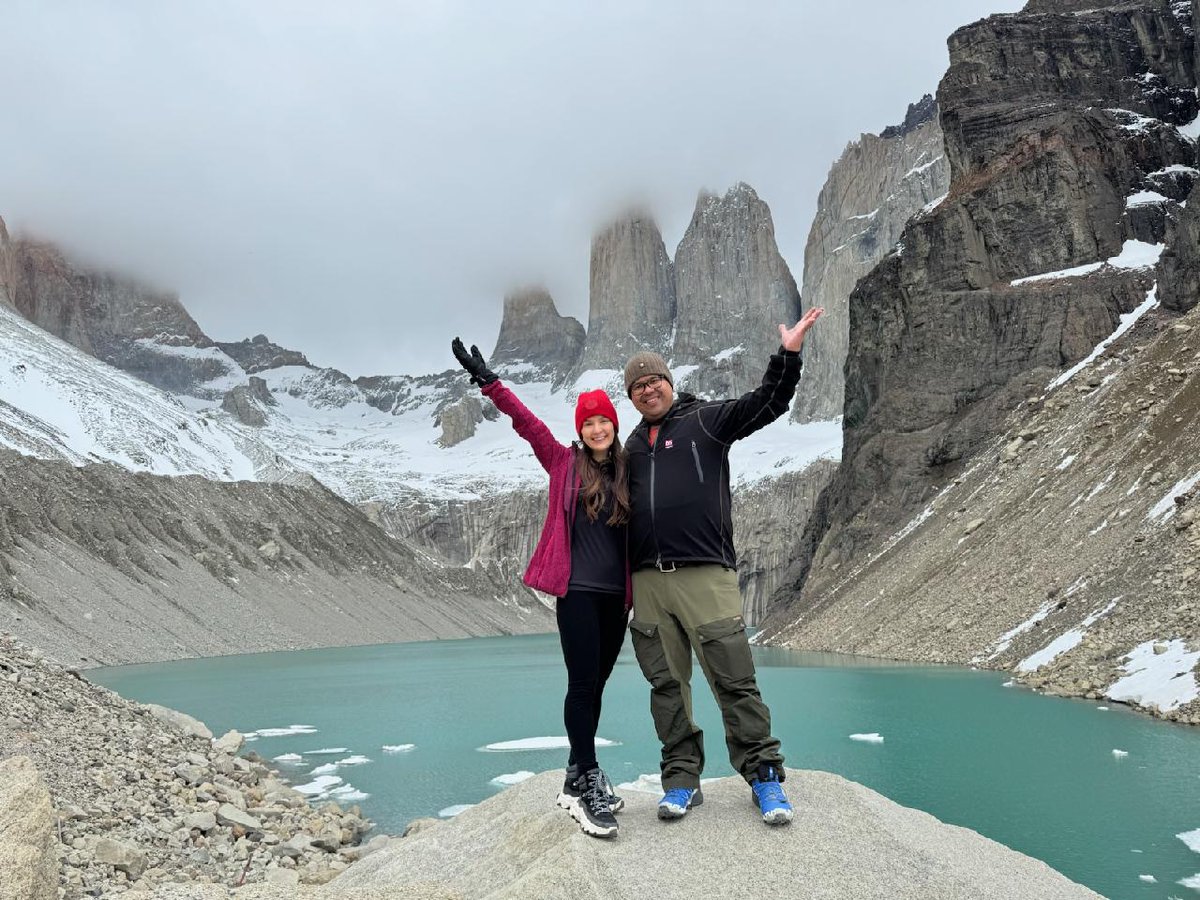 We did a little thing today!!! Thanks to the advice of the boss man @farkomd. We decided to hike 10+ hrs to Torres del Paine towers, Patagonia Chile @AtriumSHVI @Jorge_AlegriaMD @troyleomd enjoy life and vacations