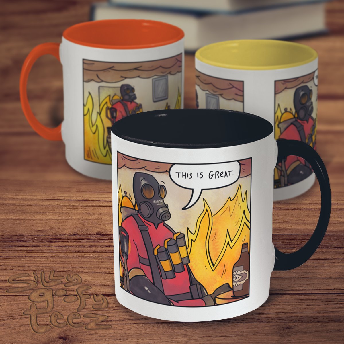 Introducing SillyGoofyMugz!

Keep an eye out on our Etsy store over the next few days for SillyGoofyTeez favourites to appear in mug formation. Available in a variety of two-toned colour variants to match the design! A great gift for the holidays x