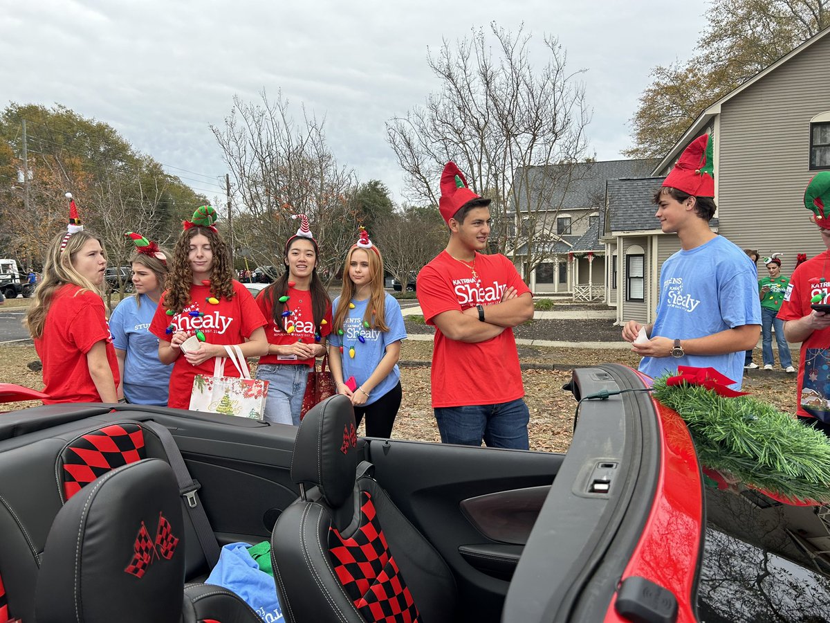 Great 2 Parade Day!  Lexington and Batesburg Leesville!  Thanks so much for all my Young Elves for passing out Candy and Stickers.  Y’all are great and the crowds today at both Parades were as always awesome!!