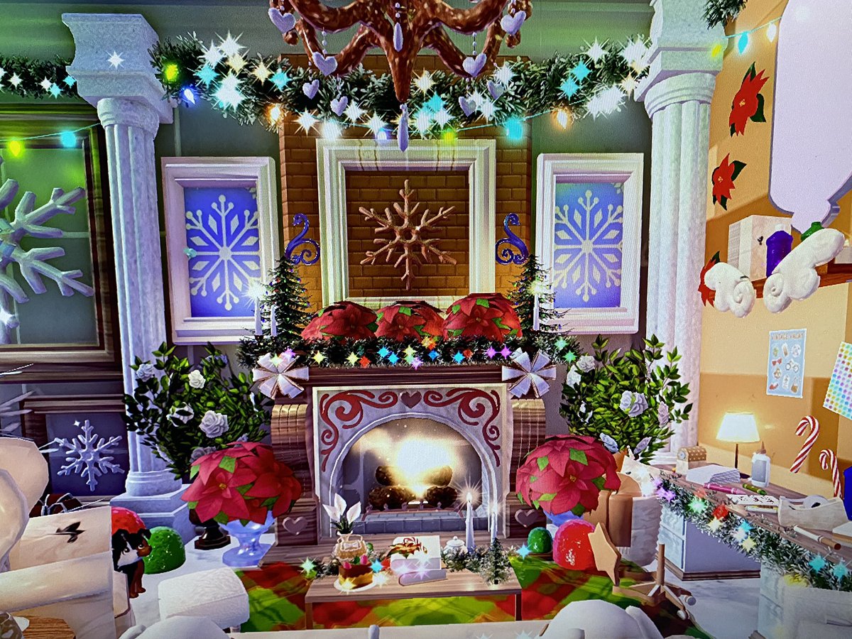 INTRODUCINGGG.. 
MY BRAND NEW CABIN WINTER DORM!! ❄️ 
I LOVE THIS CHRISTMAS DORM SM! 
Cost: 2 mil+ ❤️
-LIKES AND RETWEET ARE APPRECIATED A LOT! 💕💕💕
Thread 1/? 
#royalehigh #royalehighcampus3 #royalehighdorm #royalehighchristmas #glitterfrost