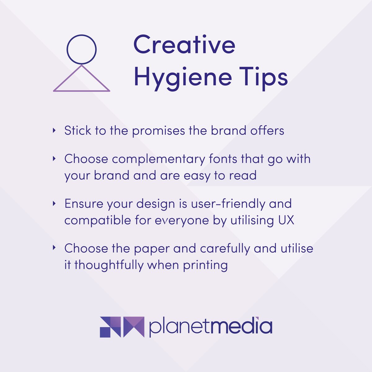 Explore these creative hygiene tips and transform your brands overall performance. #planetmedia #marketing #advertsing #technology #creative #services #digitalmarketing #onlinemarketing #advertisingagency #targetedads #leadgeneration #ROI #digitalads #onlinevisibility