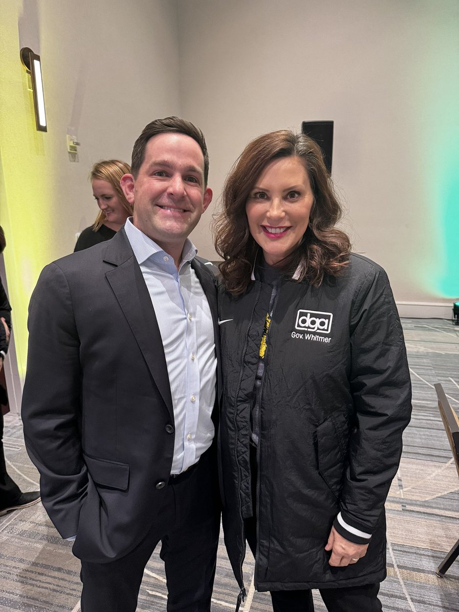 8 years ago, @JohnBelEdwards and I attended our first @DemGovs holiday party together. 

Last night, we attended our last. It’s been a wild ride and I wouldn’t change anything about it. 

I also got to meet @gretchenwhitmer and my life is complete. 

#demgovsgetitdone #lagov