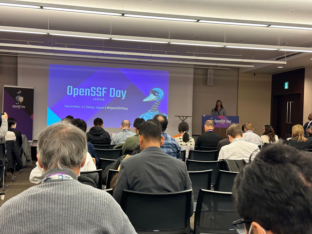 cheukting_ho's tweet photo. #OpenSSFDay 🇯🇵 is starting now 🙌🏻 @openssf https://t.co/LXimccj35v