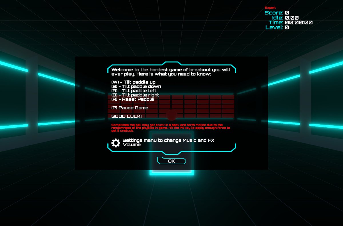 VladTheEncoder's tweet image. It has taken me 30 years to complete this game LOL - I started it in C++  in the mid 90's and it got wiped out after 6 month of work and never finished it. This past week I decided to complete it in Unity. Stupid little game (Breakout3D) but feel  accomplished #gamedev #unity3d