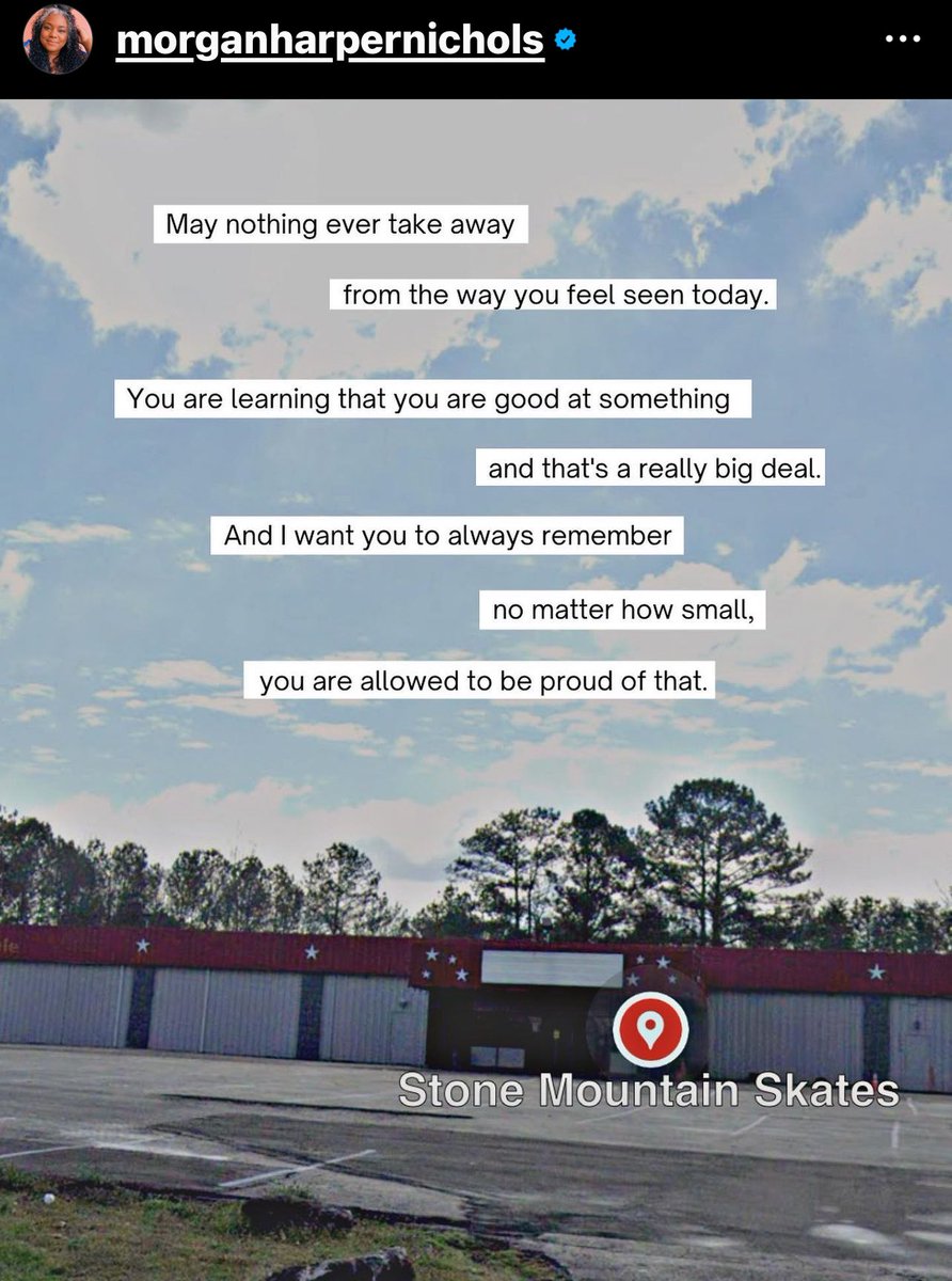 morganhnichols's tweet photo. @janechuffman Oh wow, this is so exciting to see as it’s something I’m very passionate about. I’ve done many versions of this but a few have adapted this one. 

I look up places where I’ve been in life on Google street view and pull together parts of notes app entries to make poems. https://t.co/hvMuU001Ac