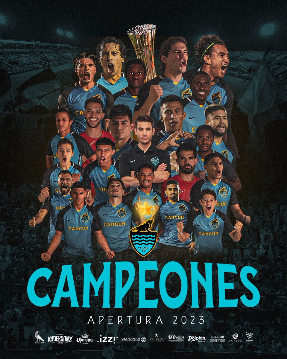 CAMPEONES, CANCÚN🦎🏆

Campeones, IRREAL. Todos JUNTOS.

El campeonato es de Cancún.

#CancúnEsDePr1mera