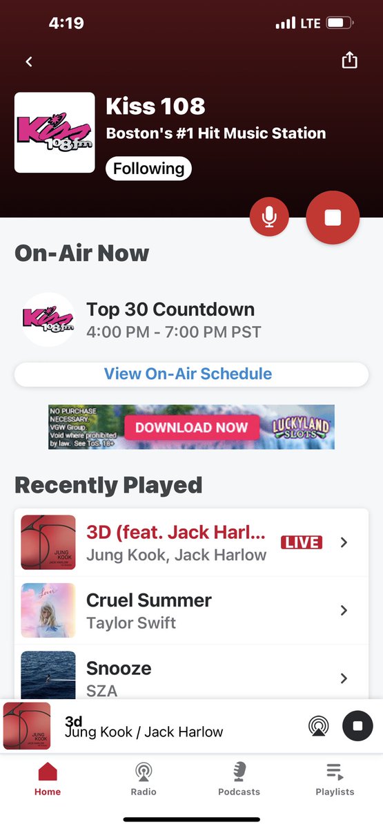 goreigo's tweet photo. Wootππ. Thank you @BillyCosta for #3D by #JungKook ft #JackHarlow on @kiss108 #top30countdown πππππππππ looking forward to the remix later ft #JustinTimberlake π https://t.co/lexKzLZm55