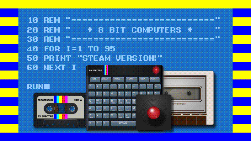 icoeye's tweet photo. The new version of Progressbar95 [ver.1.0.0] is out on Steam. It features is 8-bit computers and PROGRESSBASIC. Load PROGRESSOID from a tape or write your own program. https://t.co/p9FT191TQF
#progressbar95 #gamedev #indiegame https://t.co/4YtDYcUjBX