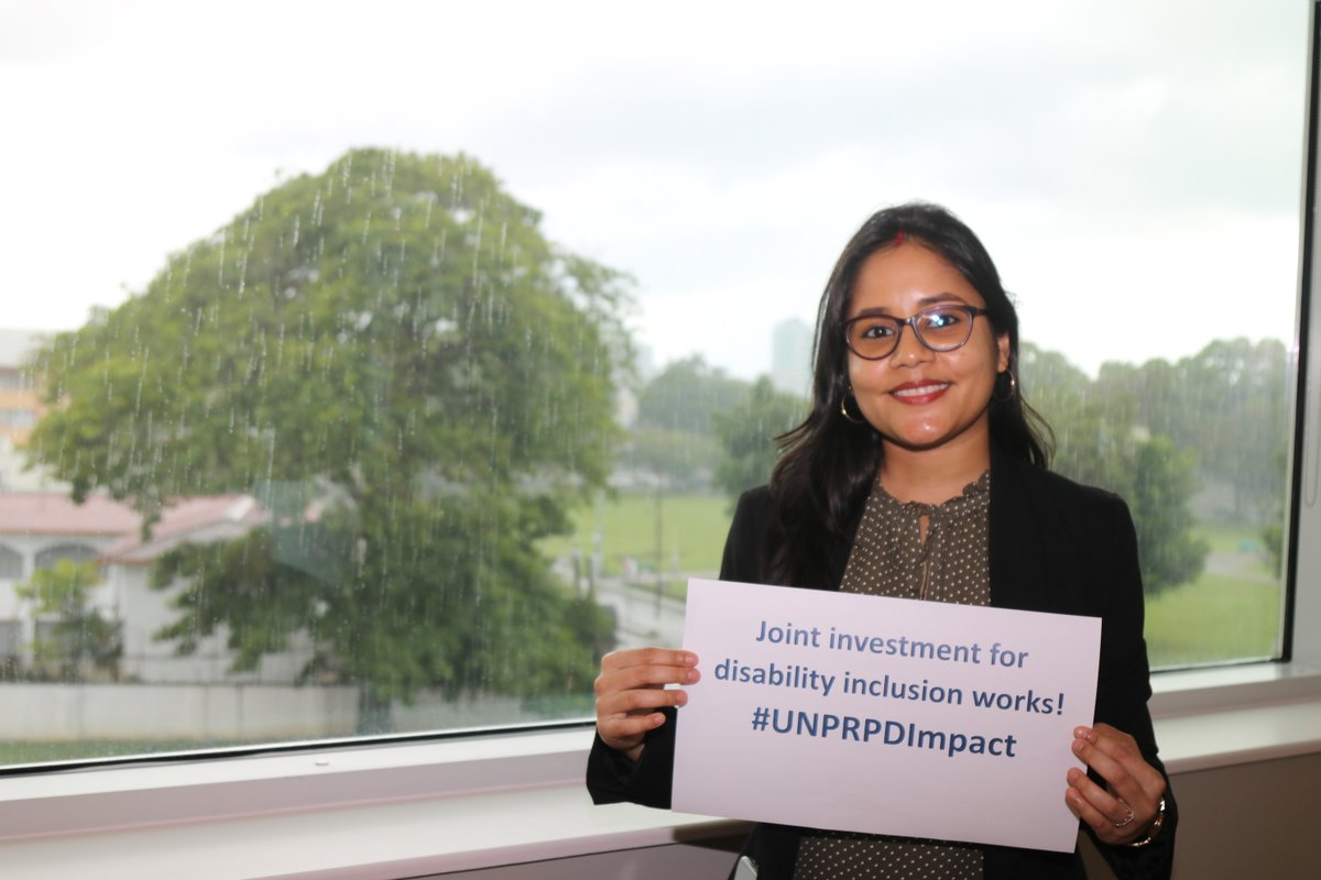 As we commemorate #IDPD2023, we stand united for #DisabilityInclusion. Here's our commitment to making a positive impact! 🇹🇹 #UNPRPDImpact #SDGs