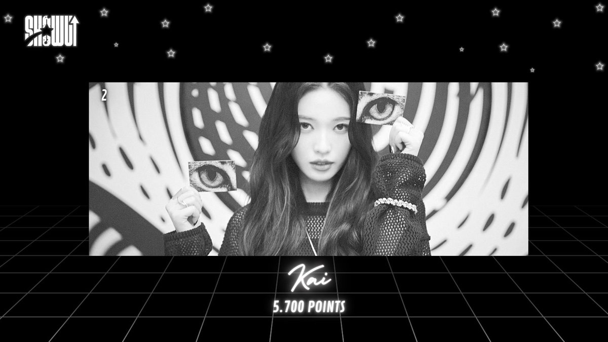 SHOWDOWN 쇼다운
𝗙𝗶𝗻𝗮𝗹 𝗦𝗛𝗢𝗪𝗗𝗢𝗪𝗡

GROUP REVEAL
➖SHOWUP! ⭐️ <a href="/SHOWUP_OFC/">SHOWUP ⭐️</a> 

The group of stars.
2nd • KAI <a href="/whoishkai/">KAI 🍎</a> 

#SHOWDOWN #쇼다운 #finalSHOWDOWN #SHOWUP #쇼다유피