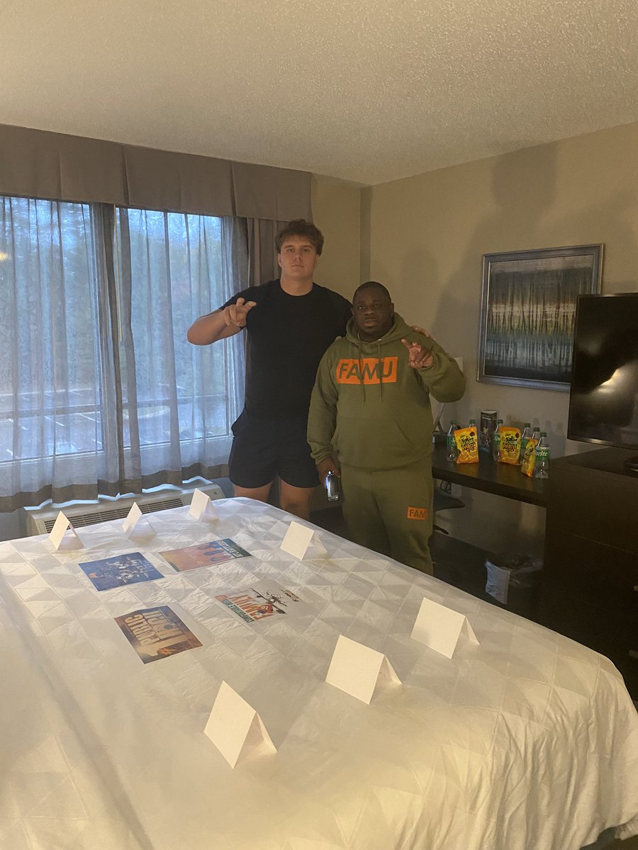 Jeremy Fishkin (@jfish__) on Twitter photo Thank you <a href="/FAMU_FB/">Florida A&M Football π</a> for hosting my visit during the SWAC Championship Game!!
#FAMULY
<a href="/CoachHen501/">Coach Henry</a> <a href="/HCWillieSimmons/">Coach Willie Simmons</a> <a href="/Coach2Bless/">Devin Rispress</a> Thank you <a href="/FAMU_FB/">Florida A&M Football π</a> for hosting my visit during the SWAC Championship Game!!
#FAMULY
<a href="/CoachHen501/">Coach Henry</a> <a href="/HCWillieSimmons/">Coach Willie Simmons</a> <a href="/Coach2Bless/">Devin Rispress</a>