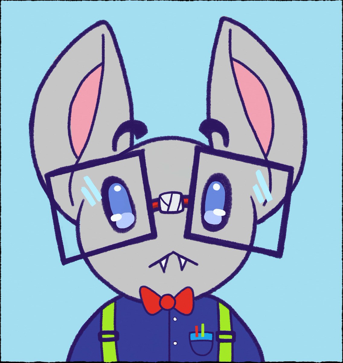 smnsinistertoit's tweet photo. #NewProfilePic   

Shoutout to the amazing @.st00pid_d00dle on instagram [links in the thread] for working on this :)  

[He's a bat, his name is Murdoch, he's my oc for my (new) youtube commentary channel and my accounts online across the board! Super proud of this lil guy!!] https://t.co/8iQx7ZE5rz