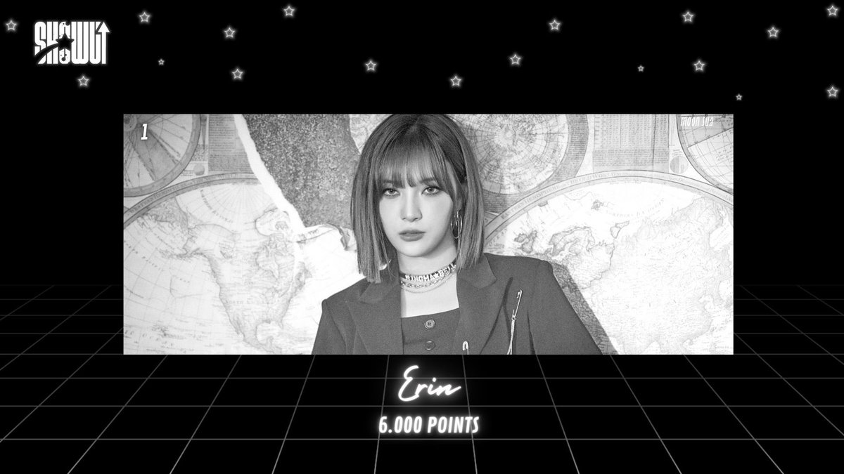 SHOWDOWN 쇼다운
𝗙𝗶𝗻𝗮𝗹 𝗦𝗛𝗢𝗪𝗗𝗢𝗪𝗡

GROUP REVEAL
➖SHOWUP! ⭐️ <a href="/SHOWUP_OFC/">SHOWUP ⭐️</a> 

The group of stars.
1st • ERIN <a href="/erilinverse/">ᴇrin</a> 

#SHOWDOWN #쇼다운 #finalSHOWDOWN #SHOWUP #쇼다유피