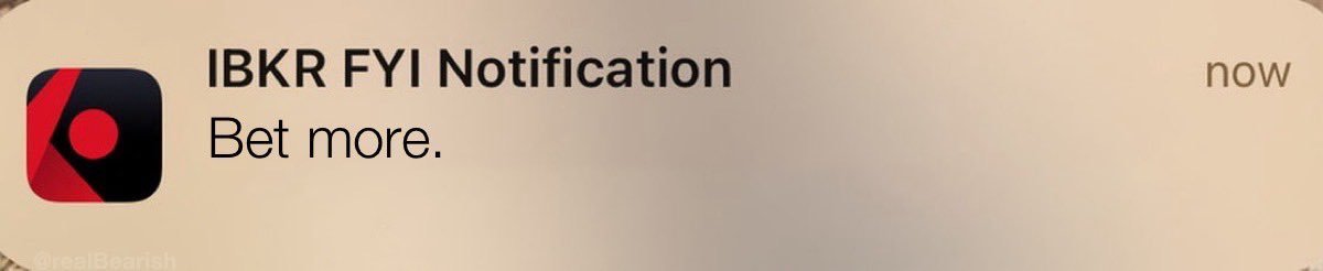 thanks for the financial advice ibkr 🫡