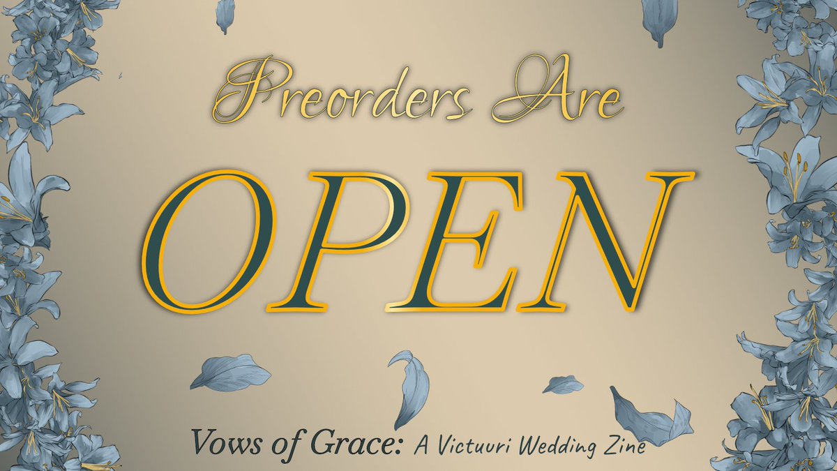 Vows of Grace Zine | SHIPPING COMPLETED tweet media