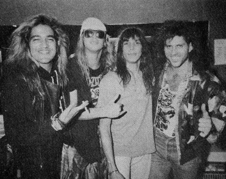 marq torien (bulletboys), bret michaels (poison), jeff keith (tesla), & kip winger (winger) - 💀