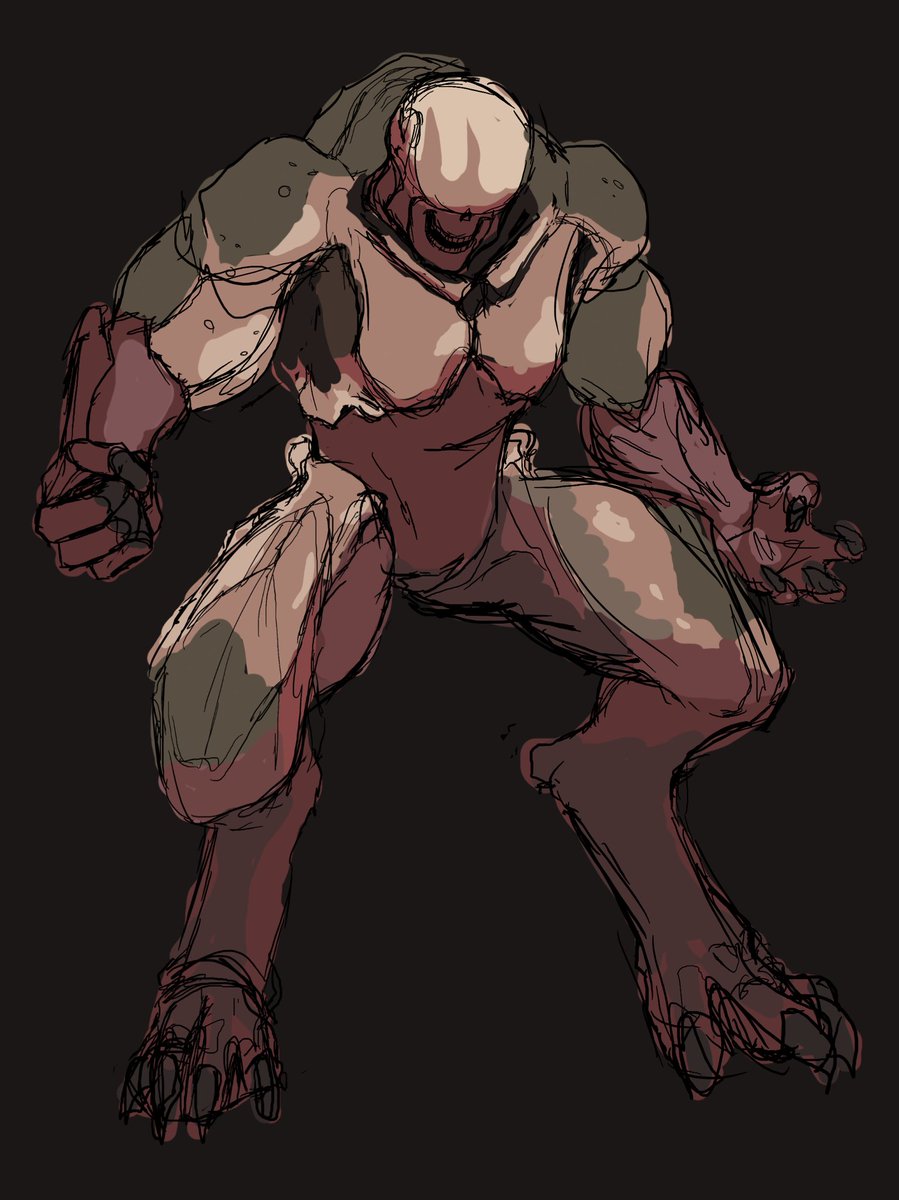 RedSquishBag's tweet photo. #kangaroo #art #study #colourpractice #drawing #animal #hellknight #doom #fanart

Reference used https://t.co/n4xcUmVgUO