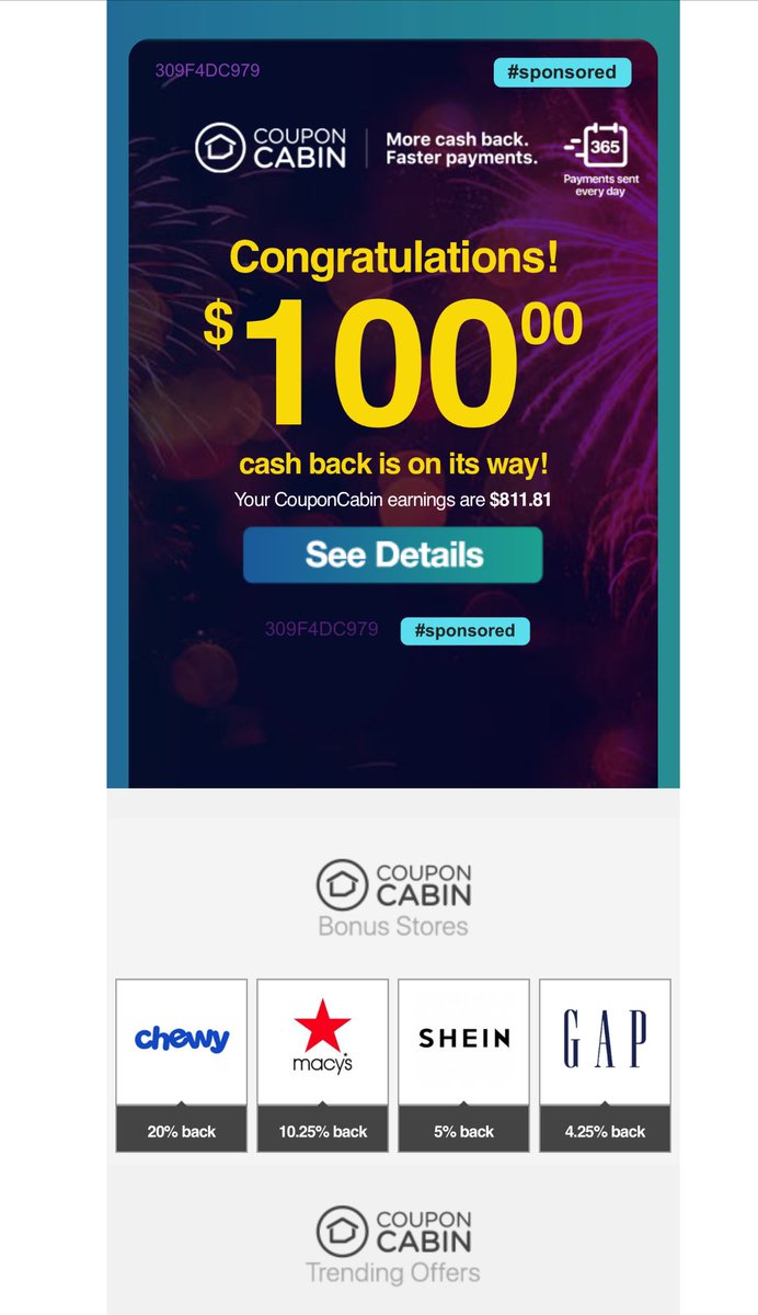 pnutbuttrnjille's tweet photo. Wow! What a treat! Thank you @CouponCabin! https://t.co/U6lJQqiw8v