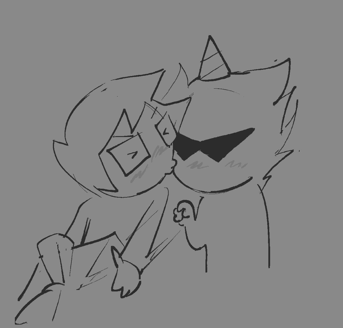 ultdirkfan's tweet photo. second strider birthday post of the day cuz i love them #homestuck #dirkjohn https://t.co/AekZu9MkcF