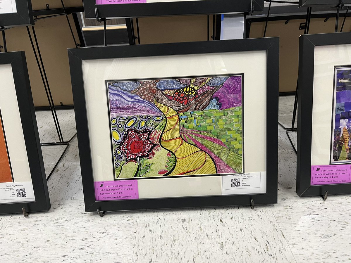 WrightArt1's tweet photo. The Patrick Key Memorial Art Show was packed! Love @GarrettMSGators students’ contributions. 

#cobbartrocks https://t.co/0ZiQh7DGv5