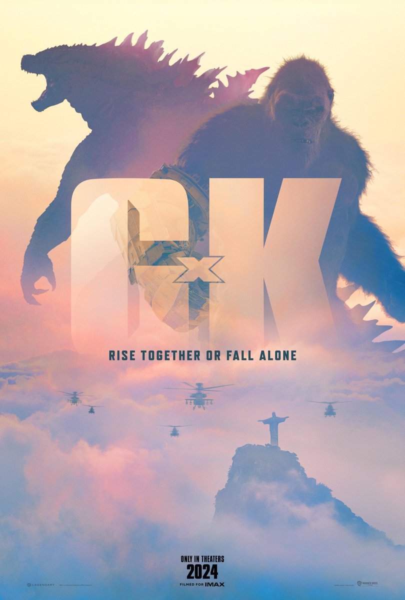 MDS_Media_7154's tweet photo. Check Out Poster For GODZILLA X KONG: THE NEW EMPIRE (2024) This Movie Release On 12th April
#RebeccaHall #DanStevens #BrianTyreeHenry #kayleehottle #AlexFerns #mercycornwall #falachen #adventure #scifi #thriller #AdamWingard #warnerbros #LEGENDARY #poster #movie2024 https://t.co/9f3E3z1plc