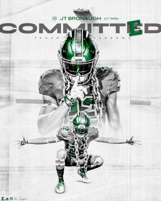 I am very excited to say I am committed to Eastern Michigan University @CoachCreighton. Thank you to everyone that has helped me through this process. I am extremely blessed and grateful for this opportunity. @CoachWalker0223 @karlos_sr @Qoach_Nick @CoachIReed @EMUFB @faathletic…