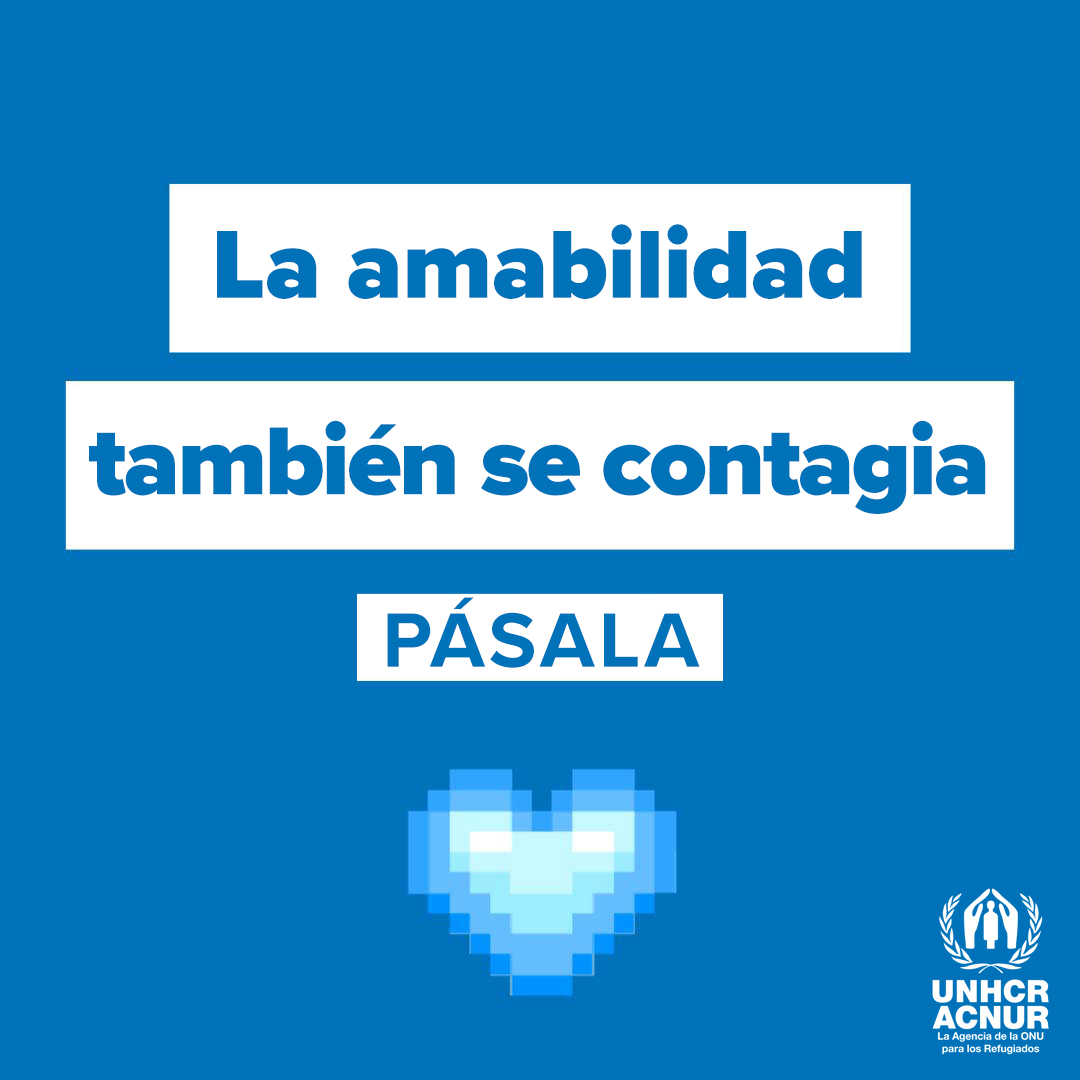 ACNUR_es's tweet photo. 💙 Acoger a las personas refugiadas.
💙 Amplificar sus voces.
💙 Hacer saber a una persona refugiada que no está sola.

Cada acto de solidaridad importa. https://t.co/KGRUFvYLYB