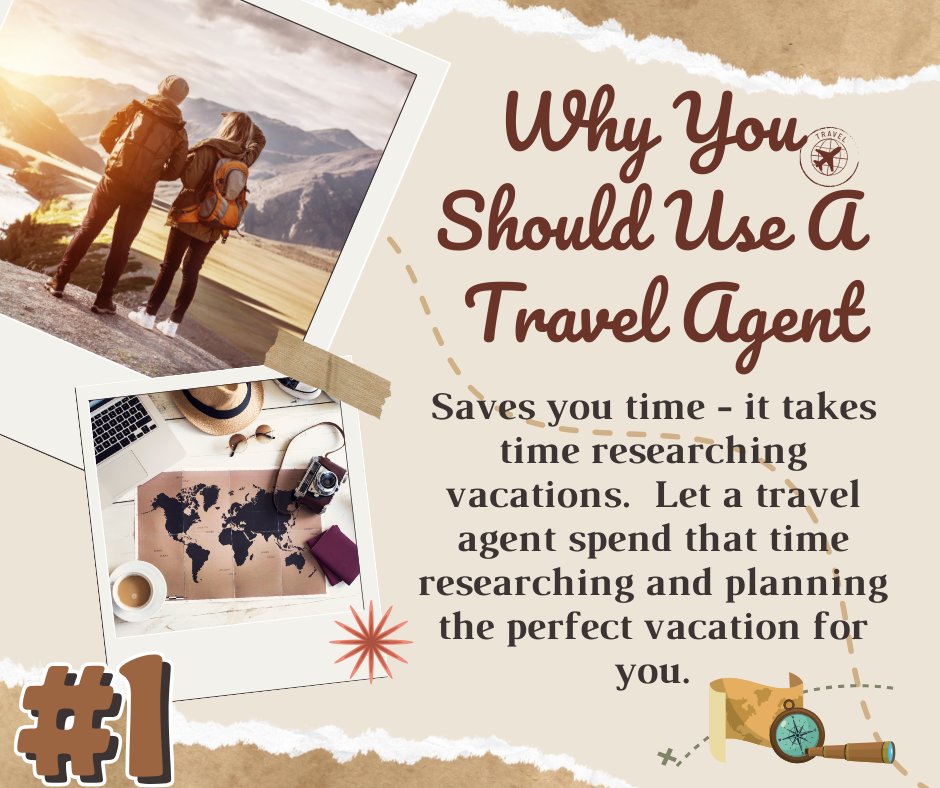 #TravelIntoNewAdventures #TravelAgent #Bookwithatravelagent #SavesTime