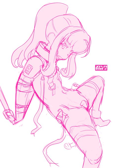 ノエルFちゃん高性能アンダースーツ試着 ラフ 