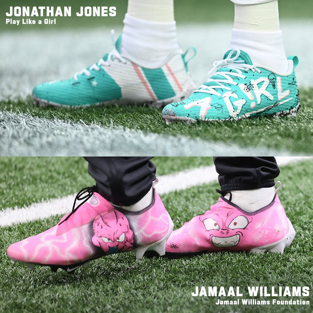 #MyCauseMyCleats 

@justjjones | #PlayLikeAGirl | @jswaggdaddy | #JamaalWilliamsFoundation