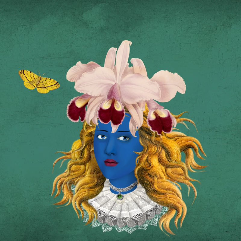 Happy 2nd Birthday <a href="/FlowerGirlsNFT/">The Flower Girls 🌸</a> by <a href="/VarvaraAlay/">Varvara Alay</a> Here’s the first Venus I ever owned! Lucky mint!!💙💙💙 I remember refreshing the meta data and seeing her. 🦋