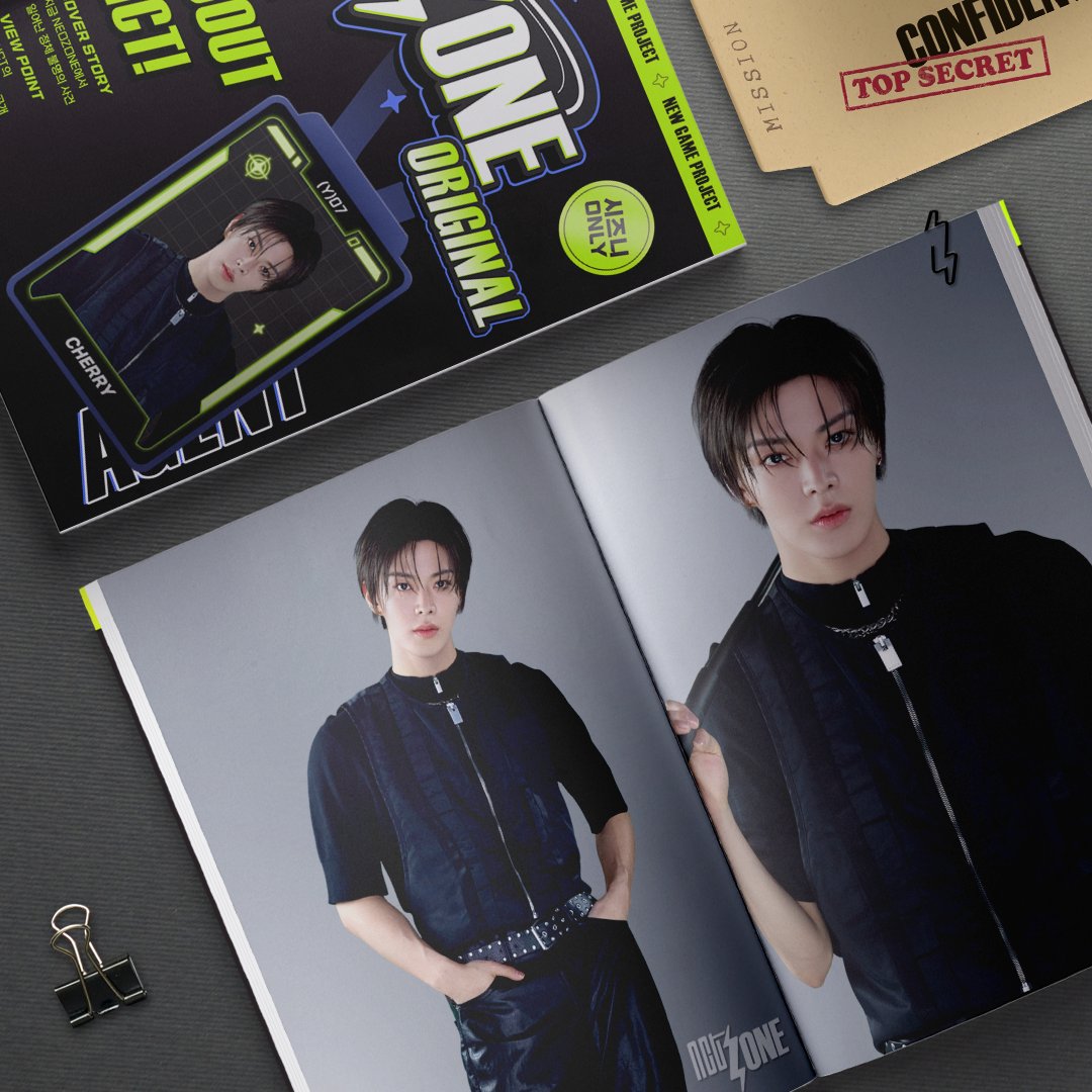 ⚡🖤] NCT ZONE ORIGINAL INSIDE COVER ➫ IMAGE 【AGENT #YUTA