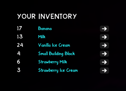 The worst part about working with UI all day is not being able to show off anything flashy, so here's what looks like a weird grocery list. 🥬 

#gamedev #indiedev #indiegamedev #gaming