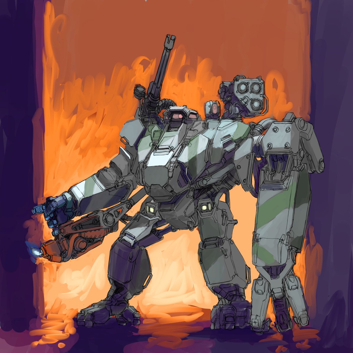 「A few things I'm working on right now. M」|Mike Doscherのイラスト