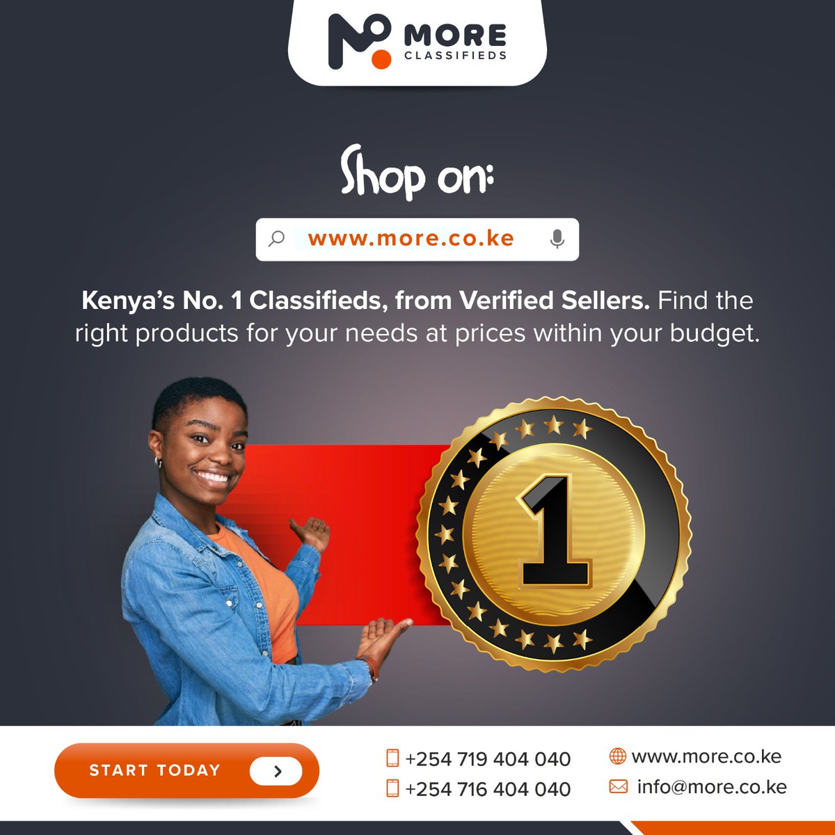 moreclassified's tweet photo. Shop on https://t.co/mBkiGFkBnK - Kenya’s No. 1 Classifieds, from Verified Sellers. Find the right products for your needs at prices within your budget.
#BuyAndSellOnMore #MoreClassified https://t.co/BUCIxZvlMT