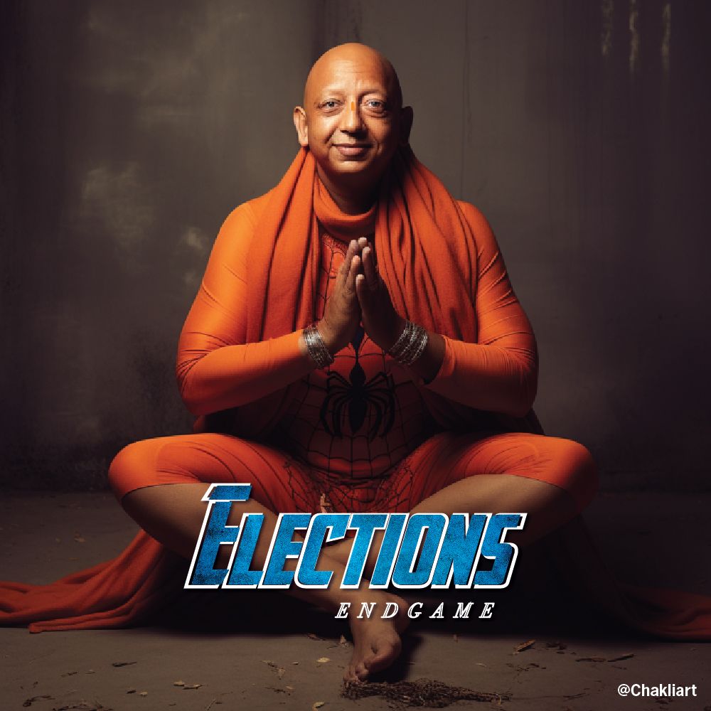 ChakliArt's tweet photo. lndia's Next Super Hero ? #elections2023 #electionsindia #narendramodi #yogiadityanath #rahulgandhi #amitshah #arvindkejriwal #aiart #ai #midjourney #midjourneyart #midjourneyaiart #creativeagency #socilamediaagency https://t.co/vlShENaphR