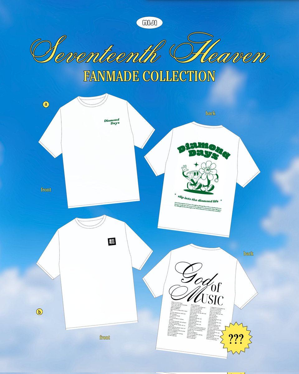 thenijiclub's tweet photo. interest check 💭

SVT Seventeenth Heaven
fanmade collectiom
by NIJI

･ Diamond Days shirt
･ God of Music shirt
･ Soft premium 100% cotton
･ Silkscreen print

price range: Php 350-400 https://t.co/A0uOV4M4dV