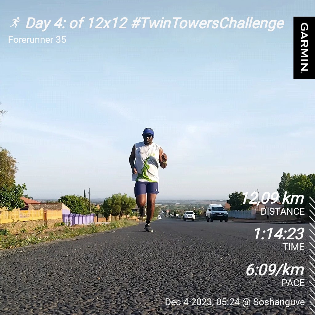 KingTsholo012's tweet photo. Day 4: of 12x12 #TwinTowers Challenge 6 Edition Counting Down 08 Day's To Go
#mentalhealthawareness
#MenCry
#12x12Challenge
#CancerAwareness
#CancerMustFall
#TwinTowers
#FitnessWithUniqueSquad
#RunningWithTumiSole
#TrapnLos
#FetchYourBody2023
#IPaintedMyTraining https://t.co/BDg51S6O2O