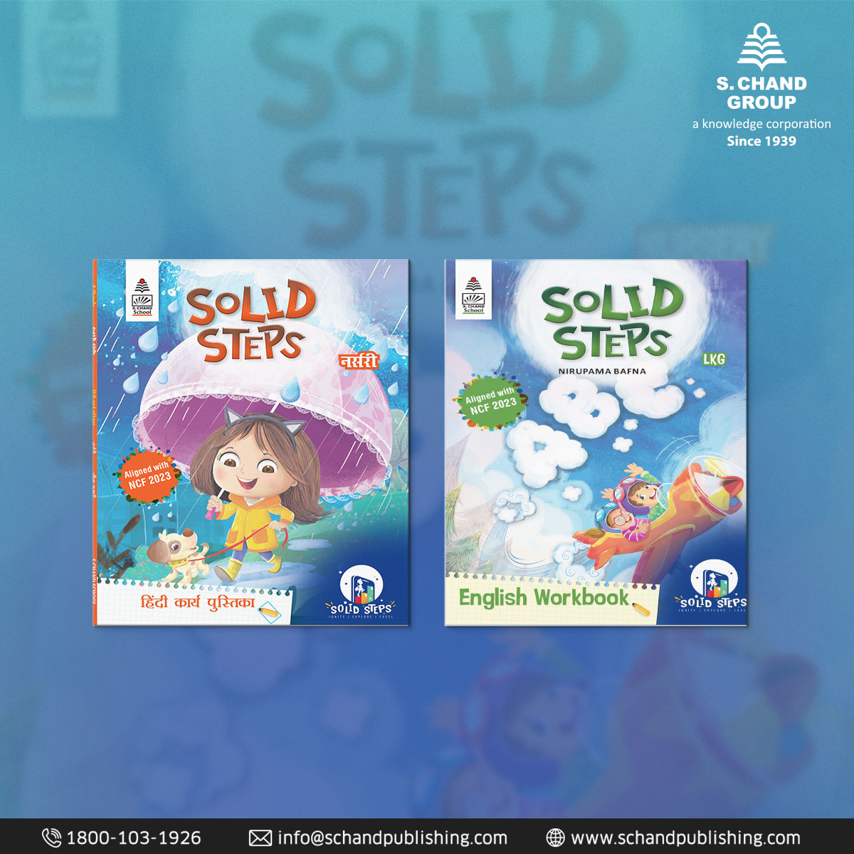 SChandGroup's tweet photo. Ignite the spark of learning with #SolidSteps English LKG books! Mapped to NCF 2023, our curriculum is designed to help little minds explore and excel. Start the journey to success early on!
#SChand #SChandBooks #SolidStepsBooks #ChildrensBooks #EmotionalIntelligence #NCF2023 https://t.co/UgC1LV5mTO