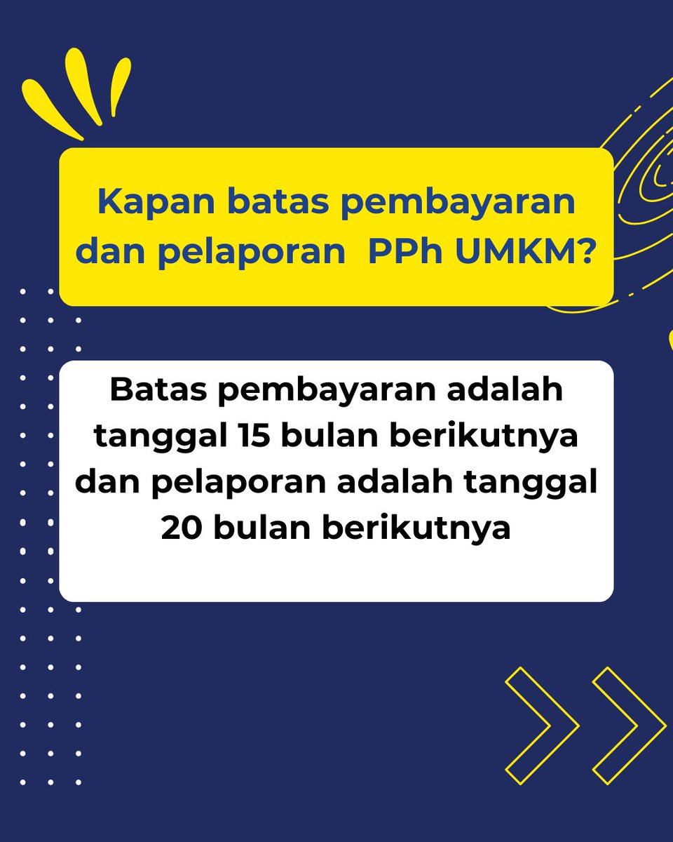 pajakbekasibrt's tweet photo. Halo #KawanPajak, 

Di awal pekan ini, yuk kita belajar bareng tentang PPh Final UMKM! #Taxmin sudah kumpulin nih pertanyaan-pertanyaan dari #Kawan Pajak

Kalau ada pertanyaan lain, Silahkan reply post ini ya!

@DitjenPajakRI 
@pajakjabar3 https://t.co/ZDDxsSBhEM