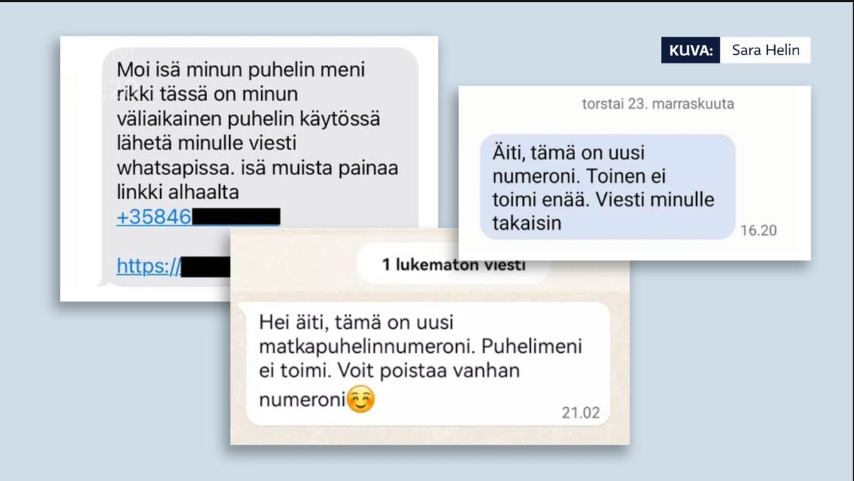 On odotettavissa, että huijarit alkavat kloonata ääntä ja soittaa esim. lapsen nimissä vanhemmille rahaa pyytäen. Kannattaa varautua jo nyt: sovi perheen sisäinen salasana, jolla voit tarvittaessa tunnistaa aidon soittajan. <a href="/yleuutiset/">Yle Uutiset</a> #ylenaamu #tietoturva #huijaus