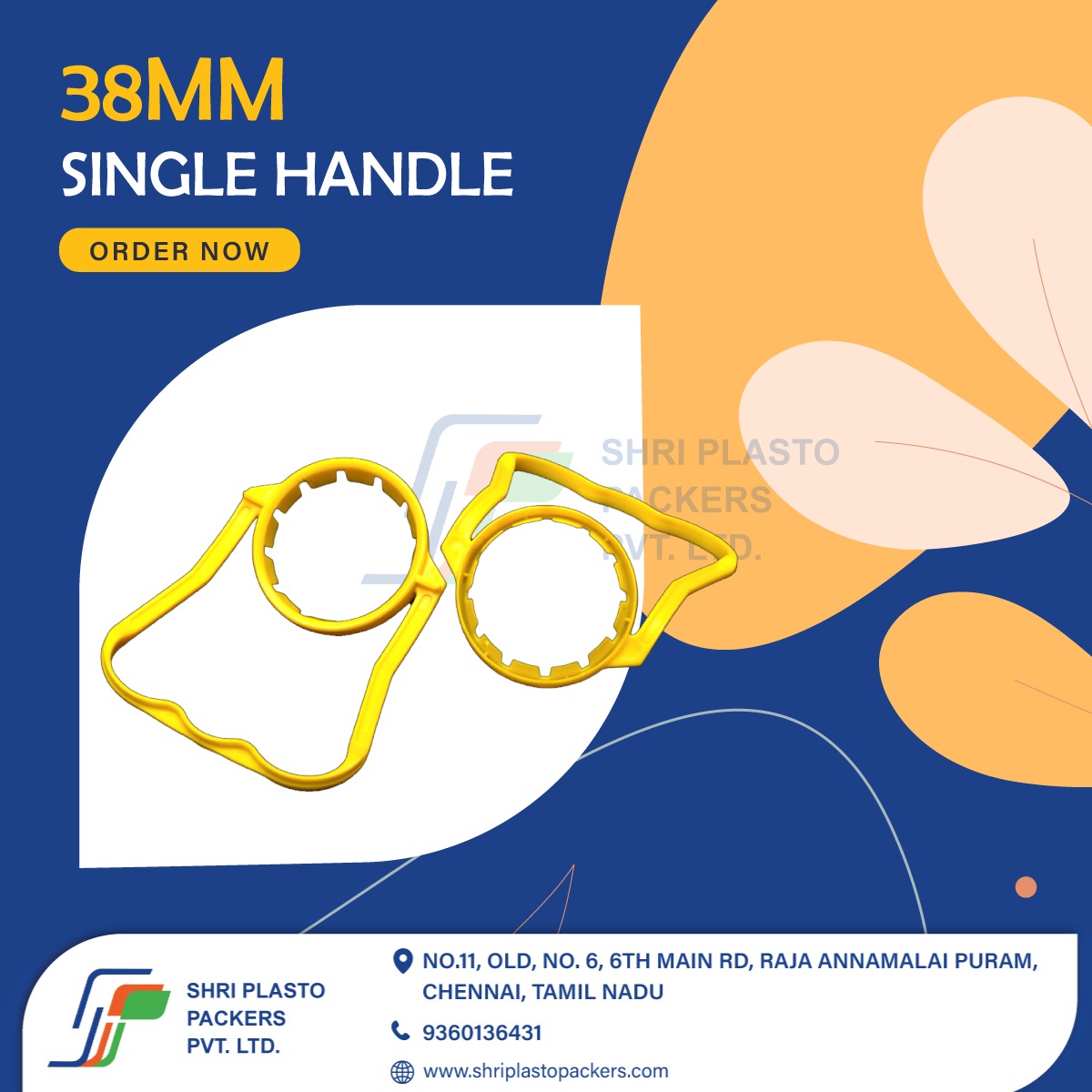 PlastoShri's tweet image. Say goodbye to bottle-opening struggles! Our 38mm Single Handle makes conquering caps a breeze. Twist, turn, and enjoy with ease! #EasyOpening 
✅38mm Single Handle
your partner for perfect caps and closures
100% virgin raw material
Best in quality products
Order now