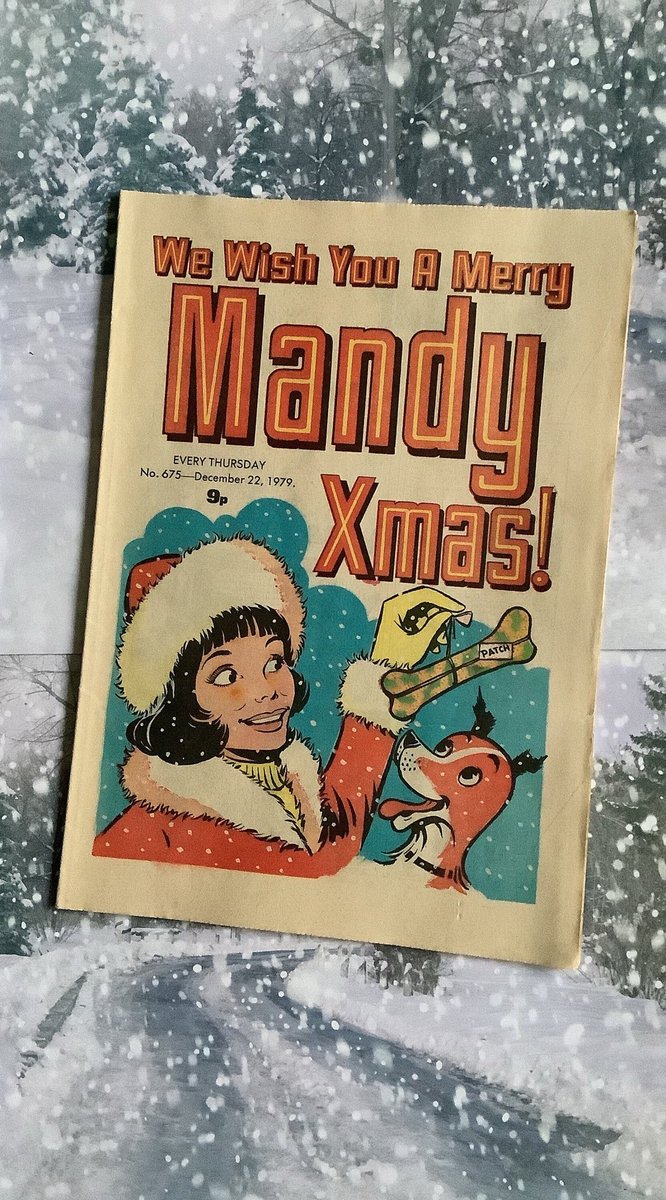 Happy Monday to you all. We listed this FABULOUS 1979 Copy of ‘Mandy’ Comic in our Vintage Emporium yesterday. This is the Christmas Issue too so will make a WONDERFUL nostalgic Stocking Filler or Birth Year Gift. watsonsvintagefinds.etsy.com/listing/161153… Why not pop in today and take a look? 🛍🎁