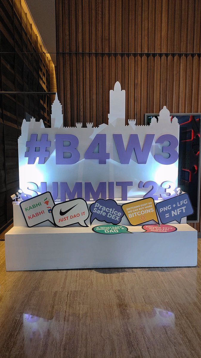 chai_really's tweet photo. And we've reached 🫴

✅ Vibe
✅ Amazing speakers
✅ Lanyard 

waiting for everyone to join! 💙

#BuildForWeb3 #B4W323 https://t.co/RzLdInGpVL