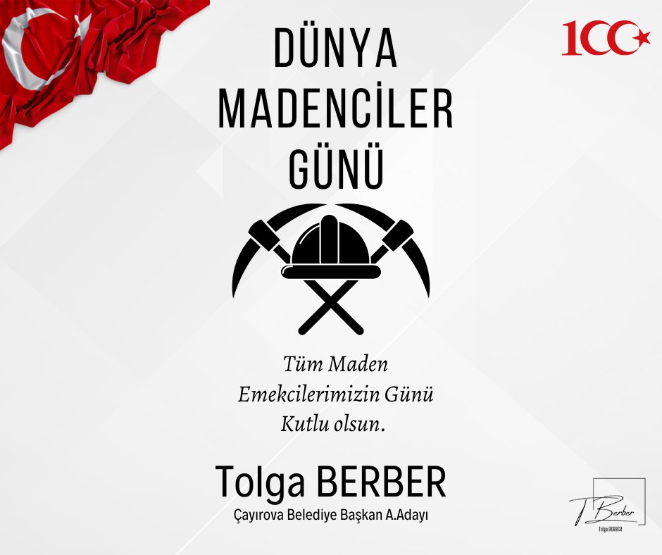 TTolgaBerber's tweet photo. Tüm Emekçi Madencilerimizin Gününü en içten duygularım ve saygılarımla kutlarım.

Ve Tüm Madencilerimizin Anısına... https://t.co/oXul3OirN5