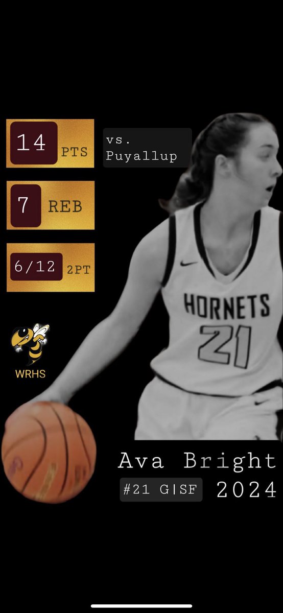 Solid win with <a href="/wrladyhornets/">WR Lady Hornets Hoops</a> against Puyallup HS. Go Hornets!