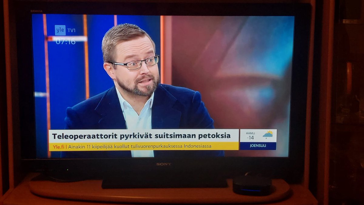 Olen aina miettinyt, miten sitä jaksaa herätä jos käy kutsu aamu-tv:hen. Petosrikollisuudesta oli puhetta Nordean Sara Helinin kanssa.