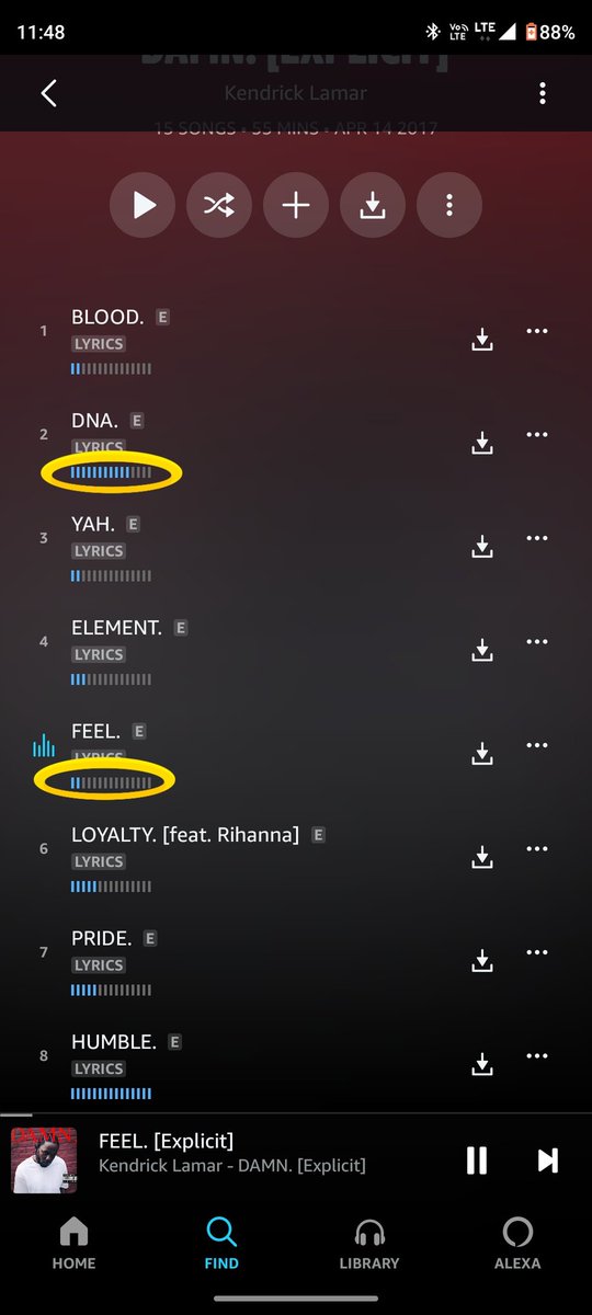 BakkalSamir's tweet photo. What does this blue bar indicate? @amazonmusic https://t.co/DI6ahHEXCB