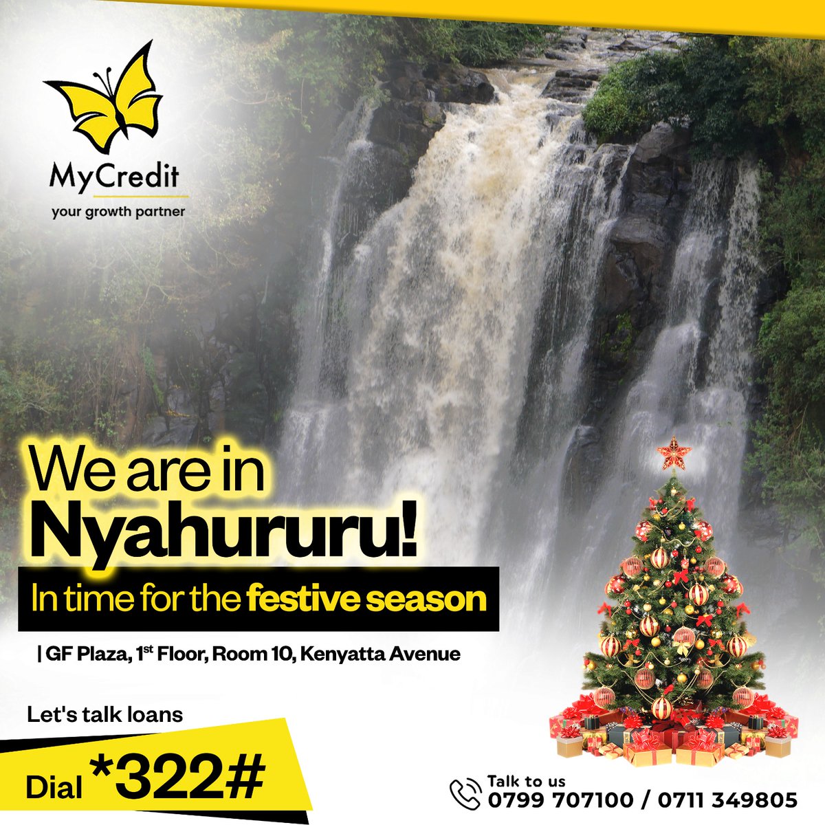 MyCreditLimited's tweet image. Exciting News! Now open in Nyahururu. Visit us today.  #Nyahururu #mycredit #FlexibleLoans #yourgrowthpartner