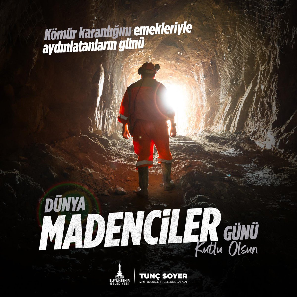 Bir avuç kömür için bir ömür veren tüm maden emekçilerimizin Dünya Madenciler Günü’nü kutluyor, maden kazalarında hayatını kaybeden tüm madencilerimizi rahmetle anıyorum.
